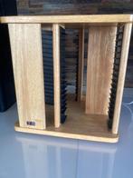 CD-rek-draaitoren, 25 à 75 disques, Comme neuf, Enlèvement, Bois