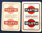 Twee speelkaarten Martini, Ophalen of Verzenden, Gebruikt, Joker(s)