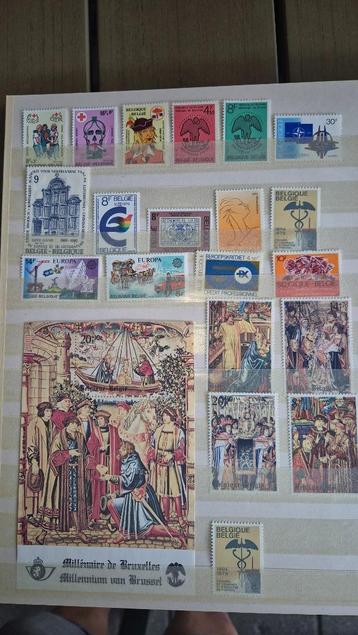 50 Postfrisse zegels Belgie 1979 beschikbaar voor biedingen