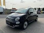 Fiat 500 Hybrid Dolcevita/Carplay/Panodak/Parkpilot, Auto's, Fiat, 4 zetels, Zwart, Hybride Elektrisch/Benzine, Parkeersensor