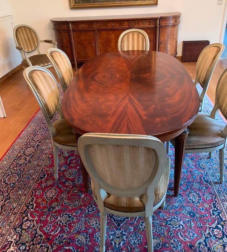 Mooie eetkamer met stoelen, Huis en Inrichting, Complete eetkamers, Gebruikt, Ophalen