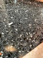 Zwarte terrazzo tegels, Ophalen, Gebruikt, 20 tot 40 cm, 20 tot 40 cm