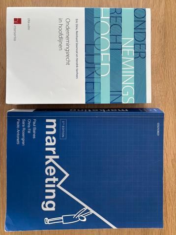 Marketing 5th & Ondernemingsrecht in hoofdlijnen 11de editie beschikbaar voor biedingen