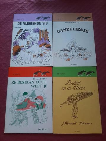 Set van 5 vintage “De Okapis” kinderboekjes–De Sikkel (1979) beschikbaar voor biedingen