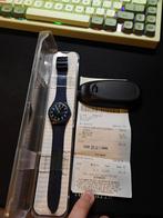 Swatch Swiss 42 mm blue, Ophalen, Gebruikt, Blauw, Jongen
