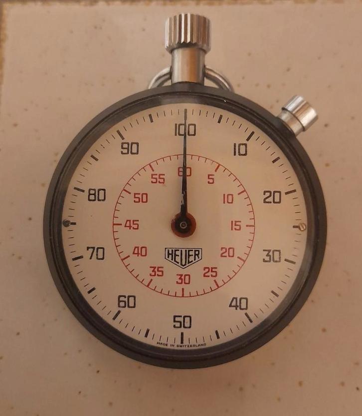 Chronomètre Heuer, Handtassen en Accessoires, Horloges | Heren, Gebruikt, Zakhorloge, TAG Heuer, Ophalen of Verzenden