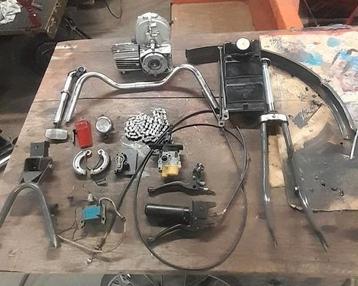 Spartamet onderdelen plus kader carburateur is verkocht  beschikbaar voor biedingen