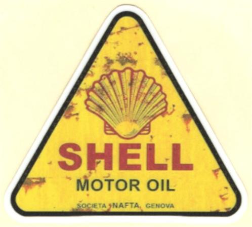 Shell Motor Oil sticker #27, Motos, Accessoires | Autocollants, Envoi
