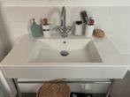 Lavabo sur pieds chrome marque Duravit 85x45cm, Maison & Meubles, Enlèvement, Comme neuf