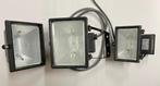 3 buiten spotlampen, Ophalen, Zo goed als nieuw, 200 tot 500 watt, Lamp met armatuur
