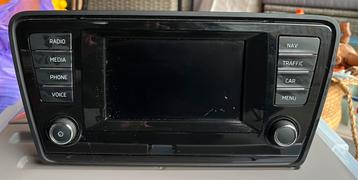 Skoda Octavia Display 5E0 919 605 D – Origineel, Topstaat beschikbaar voor biedingen
