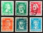 Dt.Reich: 6X Köpfe berühmter Deutscher 1926, Postzegels en Munten, Postzegels | Europa | Duitsland, Overige periodes, Ophalen of Verzenden
