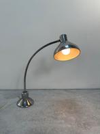 Grote vintage metalen bureaulamp, Ophalen, Gebruikt, Metaal