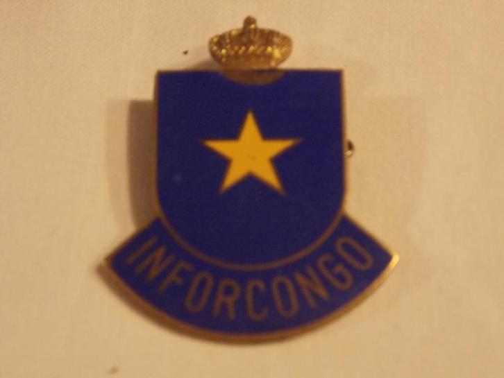 INFOR Congo badge, Verzamelen, Militaria | Algemeen, Landmacht, Embleem of Badge, Ophalen of Verzenden