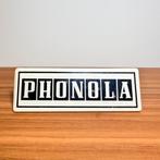 VINTAGE RECLAMEBORD RADIO TV PHONOLA ORIGINEEL JAREN ’60, Verzenden, Gebruikt, Reclamebord