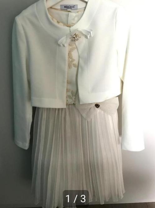 communiekleed Alice Pi maat 122 (7j.)en bolero Miss Leod, Kinderen en Baby's, Kinderkleding | Maat 122, Nieuw, Meisje, Setje, Ophalen of Verzenden
