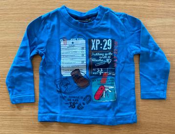 T-shirt longue manche bleu - BEL&BO - 2 ans - 2€ disponible aux enchères