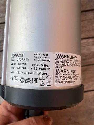 Eheim uv filter 50 watt beschikbaar voor biedingen