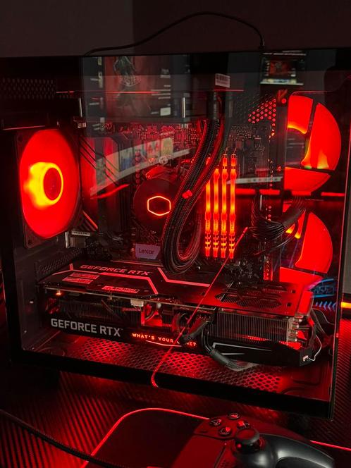 Gaming pc en volledige gaming/streaming setup, Computers en Software, Desktop Pc's, Zo goed als nieuw, Gaming, Ophalen