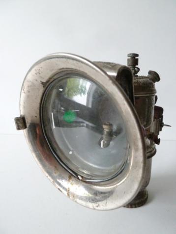 lampe vélo ancienne carbure oldtimer ancètre rétro vintage, Enlèvement ou Envoi
