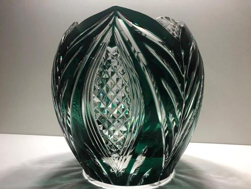 Bolvaas “Bali” Val Saint Lambert - Vsl - Val St Lambert, Antiek en Kunst, Antiek | Glaswerk en Kristal, Ophalen of Verzenden