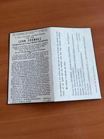 Rouwkaart L. Crombez  Koekelare 1899 + Boezinge 1953, Ophalen of Verzenden, Rouwkaart