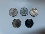 5 pièces de 50 francs - Albert II - Euro 2000, Postzegels en Munten, Munten | Europa | Euromunten, Ophalen of Verzenden, België