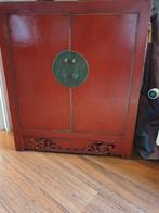 N6 Chinees klein kastje olmen hout, Ophalen of Verzenden