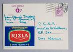 BRIEFKAART RECLAME RIZLA CHEWING GUM, Collections, Enlèvement ou Envoi