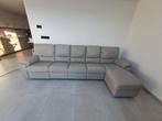 T&T design lederen 5zit met longchair en relax., Huis en Inrichting, Ophalen, Zo goed als nieuw