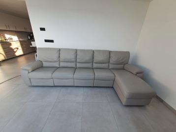 T&T design lederen 5zit met longchair en relax. beschikbaar voor biedingen