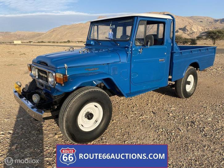Toyota Land Cruiser FJ45 pick-up | 1980 | Route 66 Auctions, Auto's, Oldtimers, Bedrijf, Te koop, Toyota, Benzine, Overige carrosserie