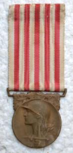Medaille, France, Herdenkingsmedaille van de oorlog 14-18, Verzamelen, Ophalen of Verzenden, Landmacht, Lintje, Medaille of Wings