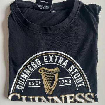 T-shirt Guinness L zwart beschikbaar voor biedingen