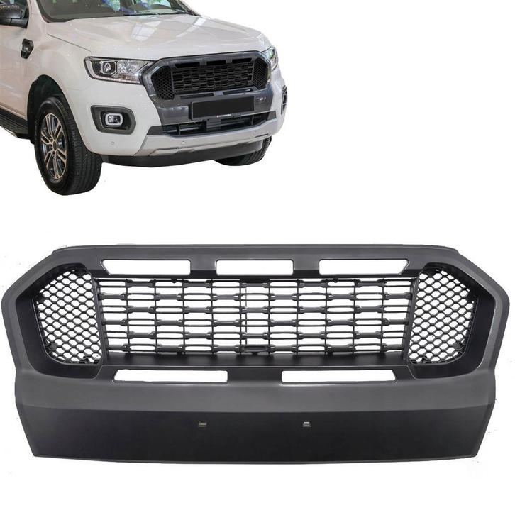 Honingraat Performance Grill Zwart Black Look Voor Ford Rang, Auto diversen, Tuning en Styling, Verzenden