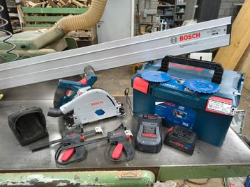 Bosch GKT 18V-52 GC - accu-invalzaag, volledige set beschikbaar voor biedingen