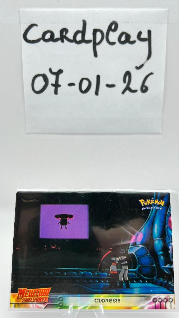 Clones #29 Pokemon 1999 Topps Movie, Hobby en Vrije tijd, Verzamelkaartspellen | Pokémon, Gebruikt, Losse kaart, Ophalen of Verzenden