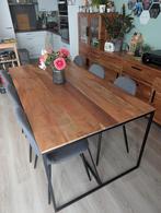 Prachtig acaciahouten tafel, Enlèvement, Comme neuf