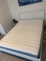 Bed met Matras en Lamellen, Maison & Meubles, Chambre à coucher | Lits, Comme neuf, Deux personnes, Enlèvement ou Envoi