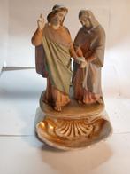 Wijwatervatje Johannes de doper en maagd maria, Antiek en Kunst, Antiek | Religieuze voorwerpen, Ophalen