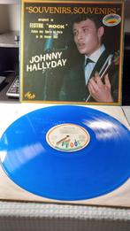 Johnny Hallyday ‎– Souvenirs, Souvenirs - Lp "Blauwe Vinyl", Gebruikt, Rock-'n-Roll, Ophalen of Verzenden, 12 inch