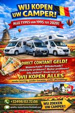 WE KOPEN UW CAMPER ‼️️‼️️‼️, Caravans en Kamperen, Bedrijf