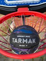 Tarmak basketring ( hoogte verstelbaar) en basketbal, Sport en Fitness, Ophalen, Zo goed als nieuw, Bal