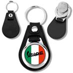 Vespa #2 porte clés jeton de caddie en métal, Ophalen of Verzenden, Nieuw