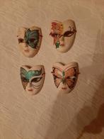 Decoratie - Venetiaanse maskertjes, Gebruikt, Ophalen of Verzenden
