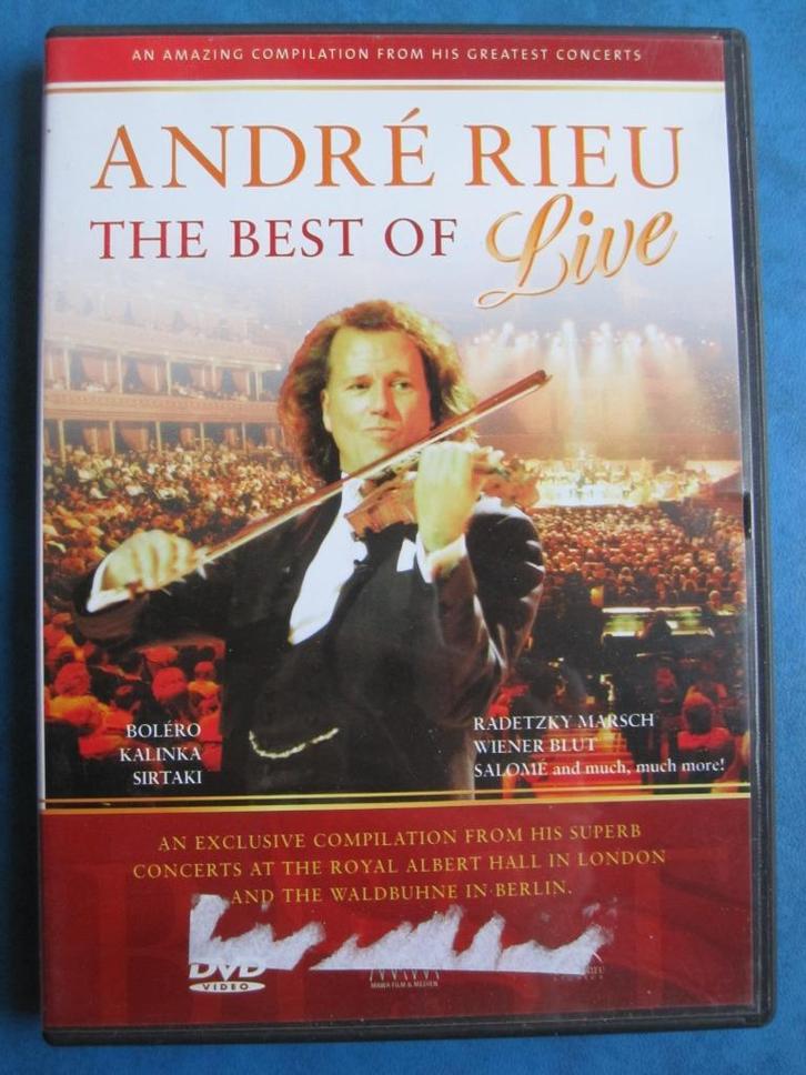 André Rieu - The best of live, Cd's en Dvd's, Dvd's | Muziek en Concerten, Zo goed als nieuw, Muziek en Concerten, Alle leeftijden