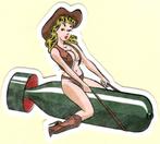 Pin Up Girl sticker #195, Verzamelen, Verzenden, Nieuw