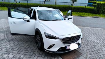 Mazda CX 3 benzine 2.0, Auto's, Mazda, Wit, Leder, Handgeschakeld, 5 deurs