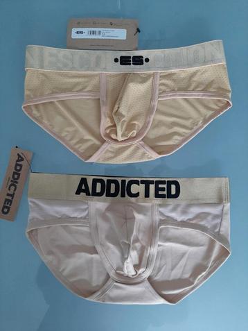 2 sexy goud en kaki slips heren nieuw beschikbaar voor biedingen