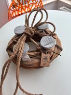 Lustre pour bougies en bois flotté, Enlèvement ou Envoi, Comme neuf